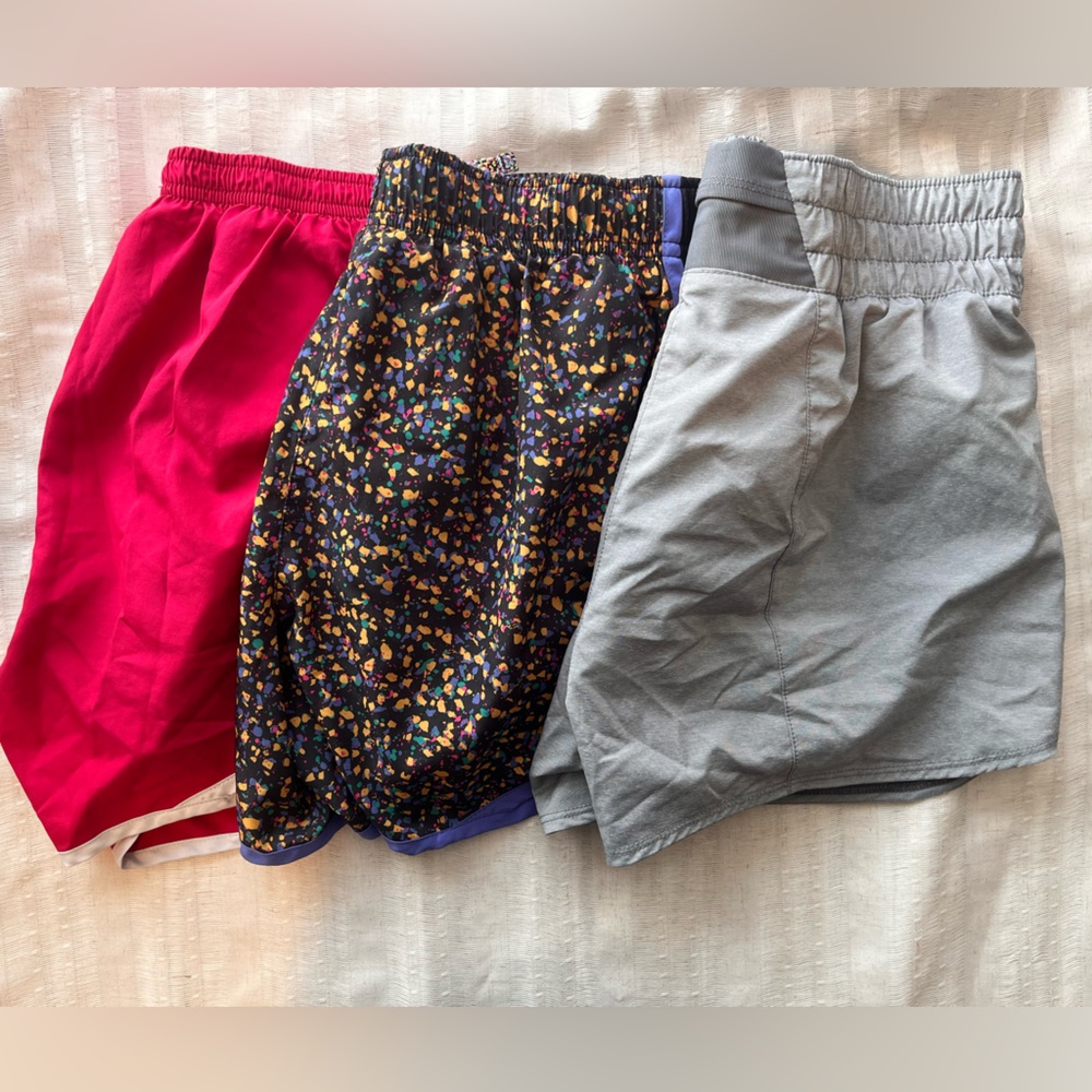 Nike Wonens Shorts Set - Gray, Multicolor, Magenta